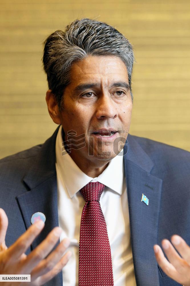 Palauan President Whipps in Tokyo