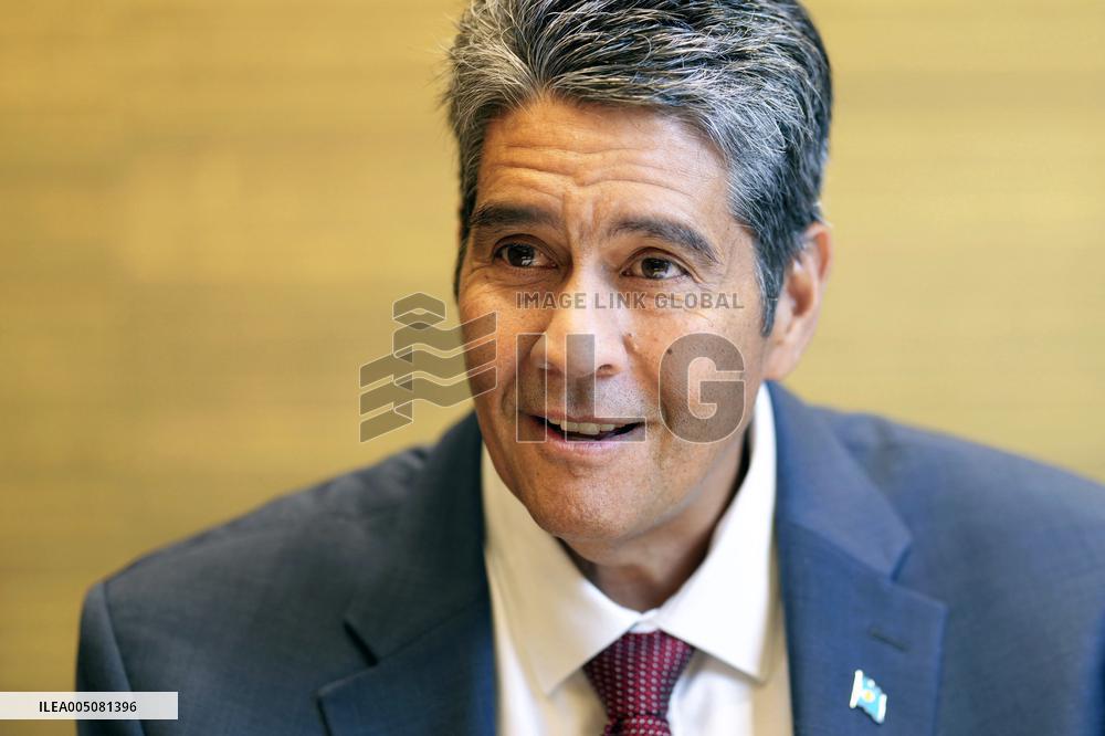 Palauan President Whipps in Tokyo