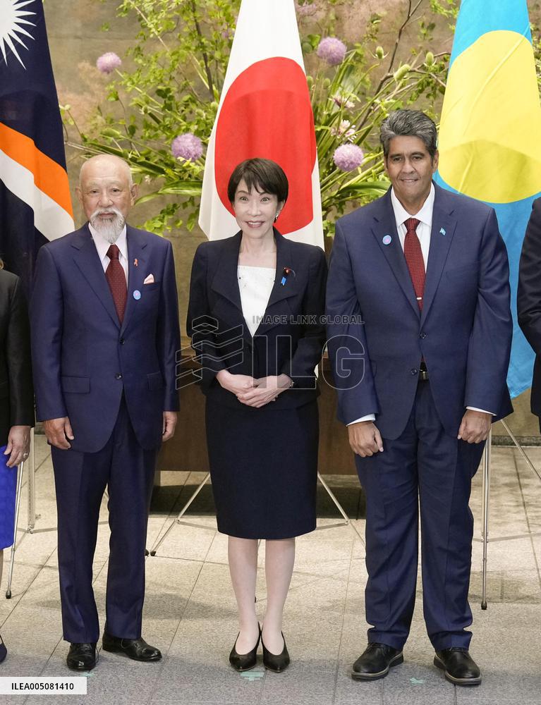 Japan PM Takaichi meets island nation leaders