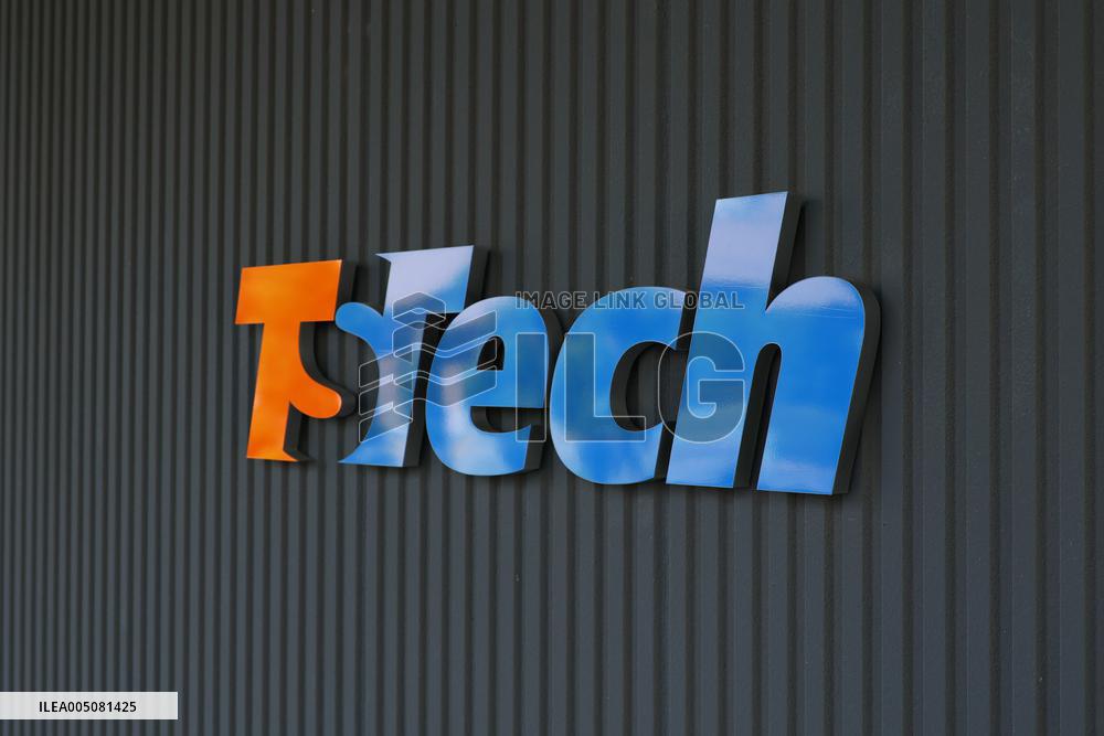 TS TECH sign and logo