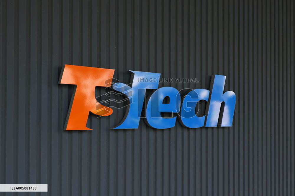 TS TECH sign and logo