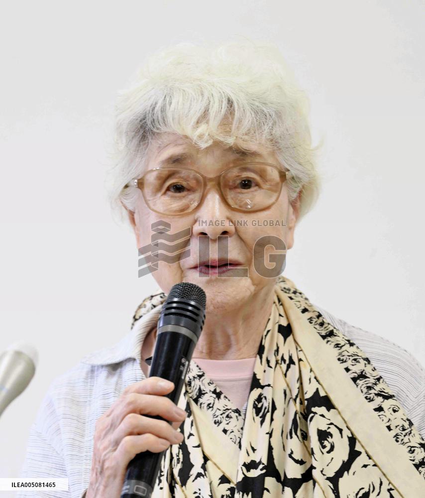 Abductee's mother Sakie Yokota