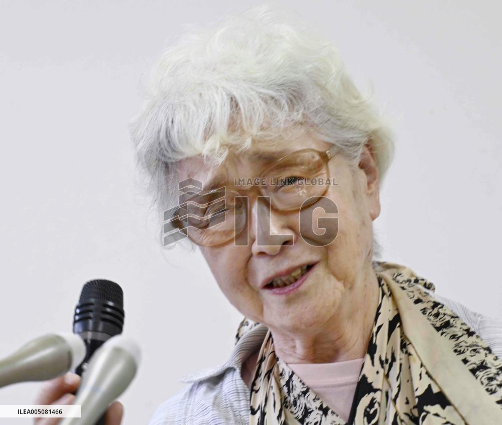 Abductee's mother Sakie Yokota