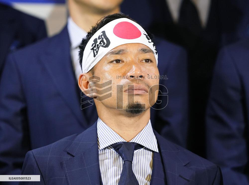Football: Japan players departing for Mexico