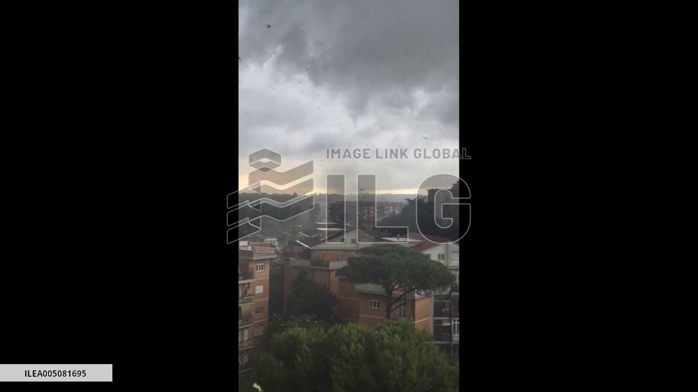 Italy: Strong Winds and Tornado Hit Rome, Leaving Trails of Damage 4