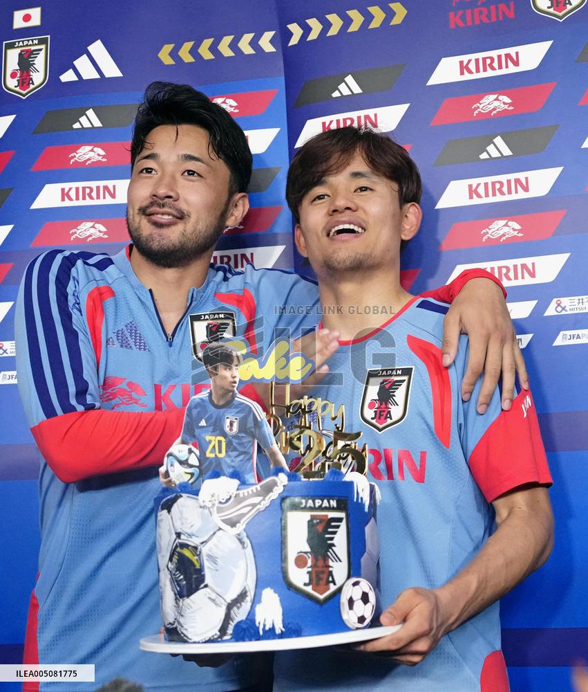 Football: Japan team's pre-World Cup camp in Mexico
