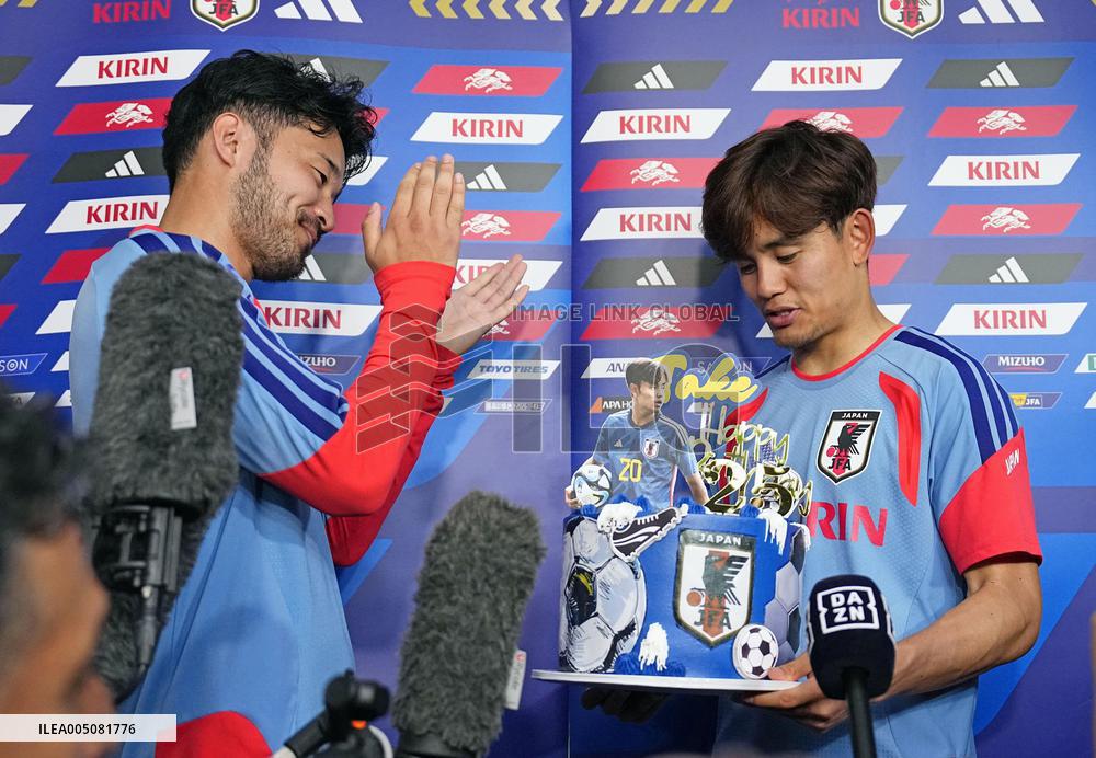 Football: Japan team's pre-World Cup camp in Mexico