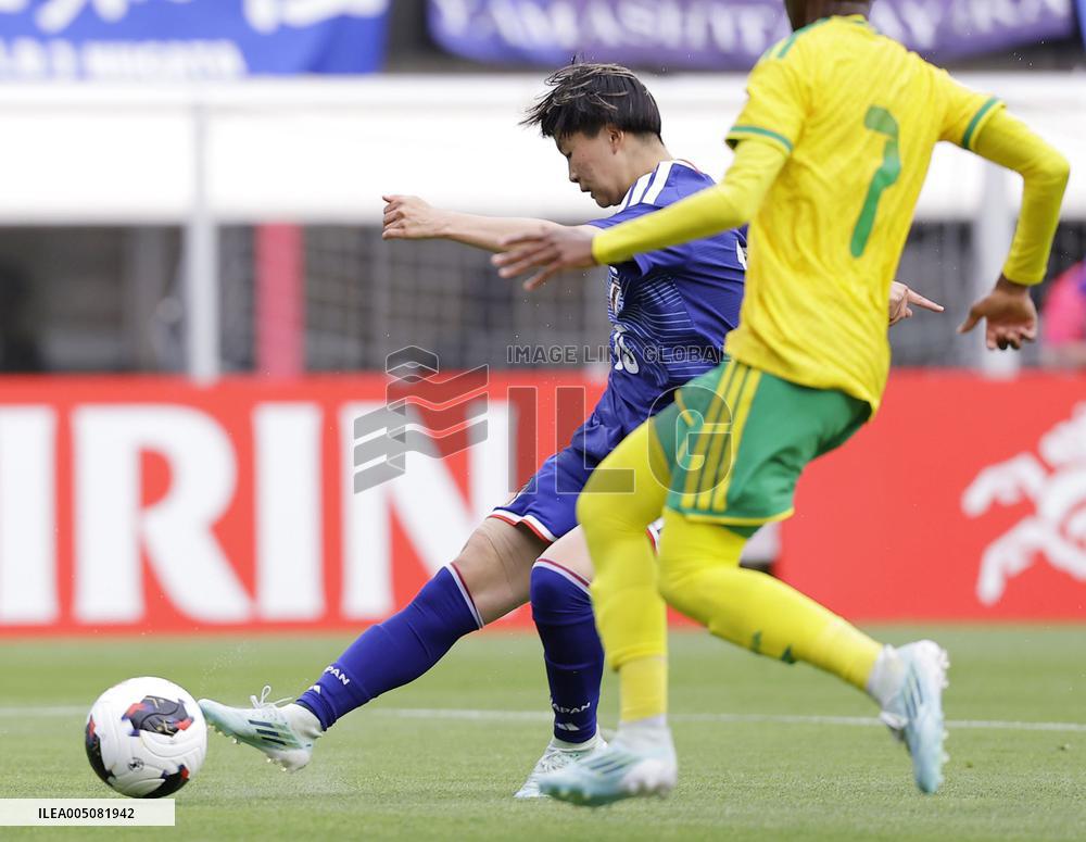 Football: Japan beat S. Africa in friendly
