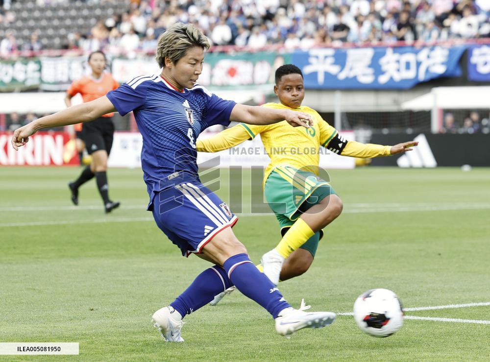 Football: Japan beat S. Africa in friendly