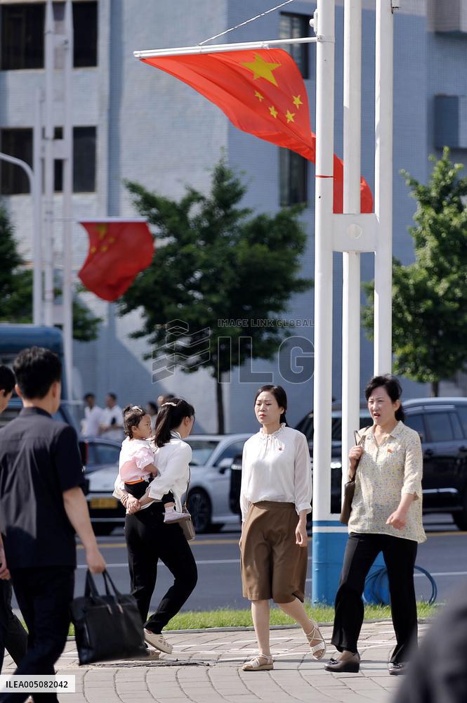 Chinese President Xi in Pyongyang