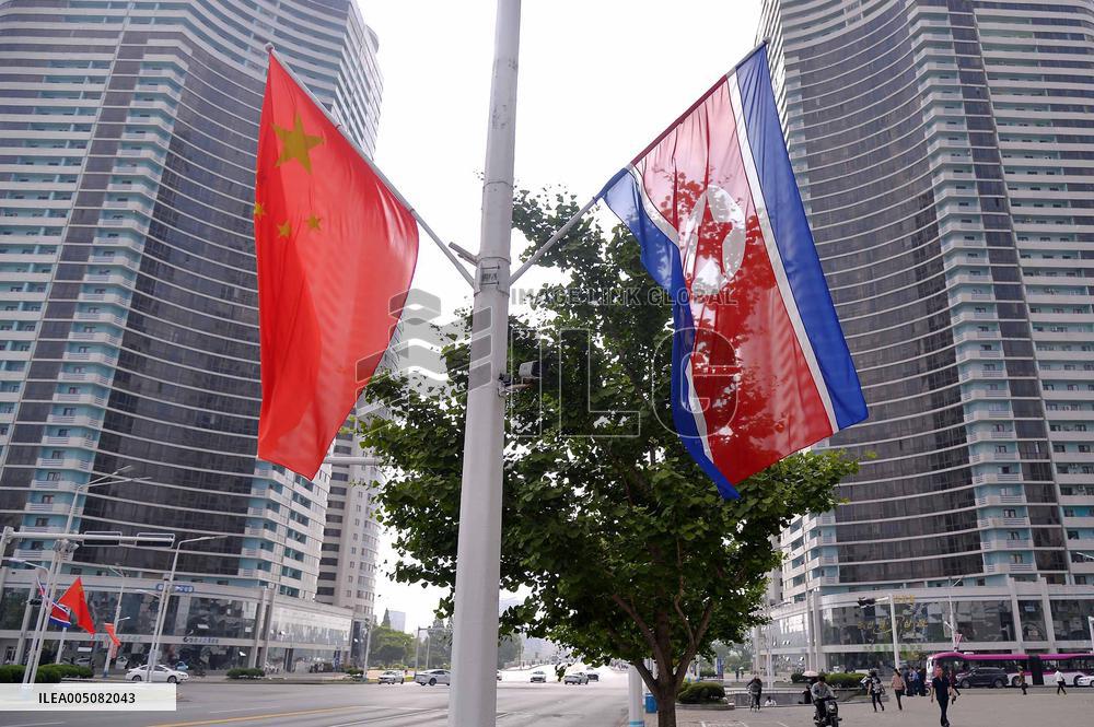 Chinese President Xi in Pyongyang