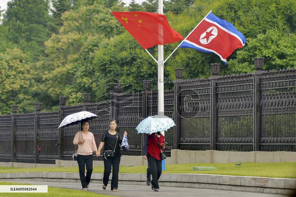 Chinese President Xi in Pyongyang