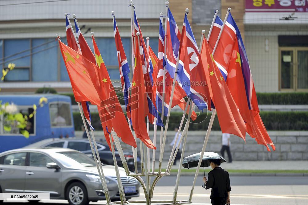 Chinese President Xi in Pyongyang