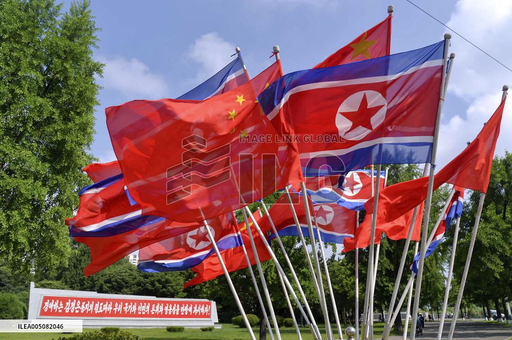 Chinese President Xi in Pyongyang