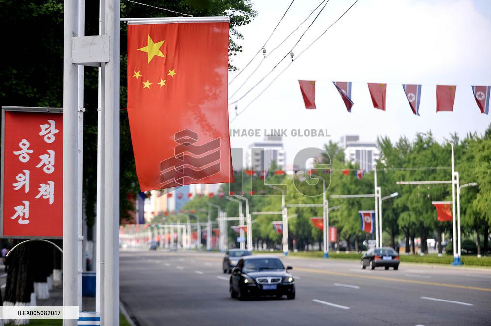 Chinese President Xi in Pyongyang