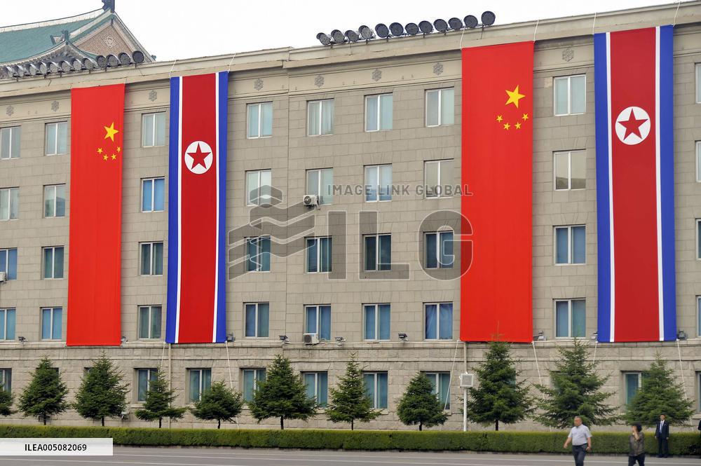 Chinese President Xi in Pyongyang