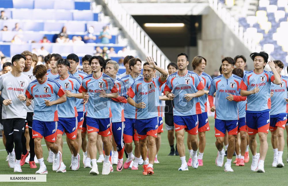 Football: World Cup training camp in Nashville
