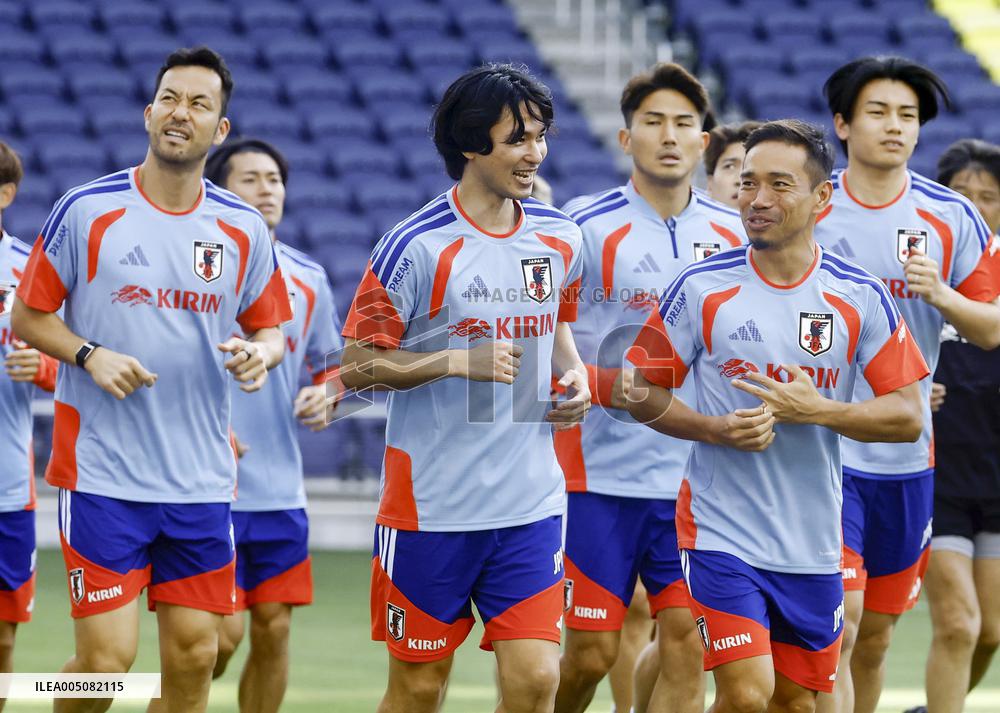 Football: World Cup training camp in Nashville