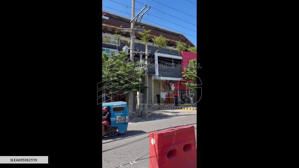 Philippines: Buildings Collapse as M7.8 Quake Strikes Mindanao