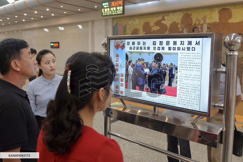 Scene in Pyongyang