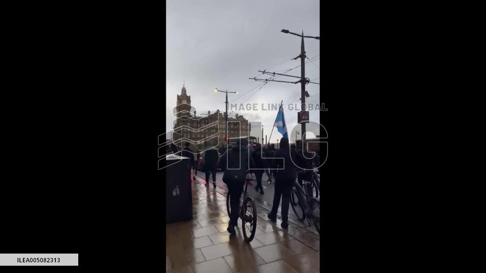 UK: Anti-Immigration Protests Sweep Scotland After Belfast Knife Attack 2