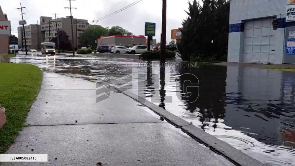 US: Flash Flooding Hits Streets of Lewistown as Storms Sweep Pennsylvania