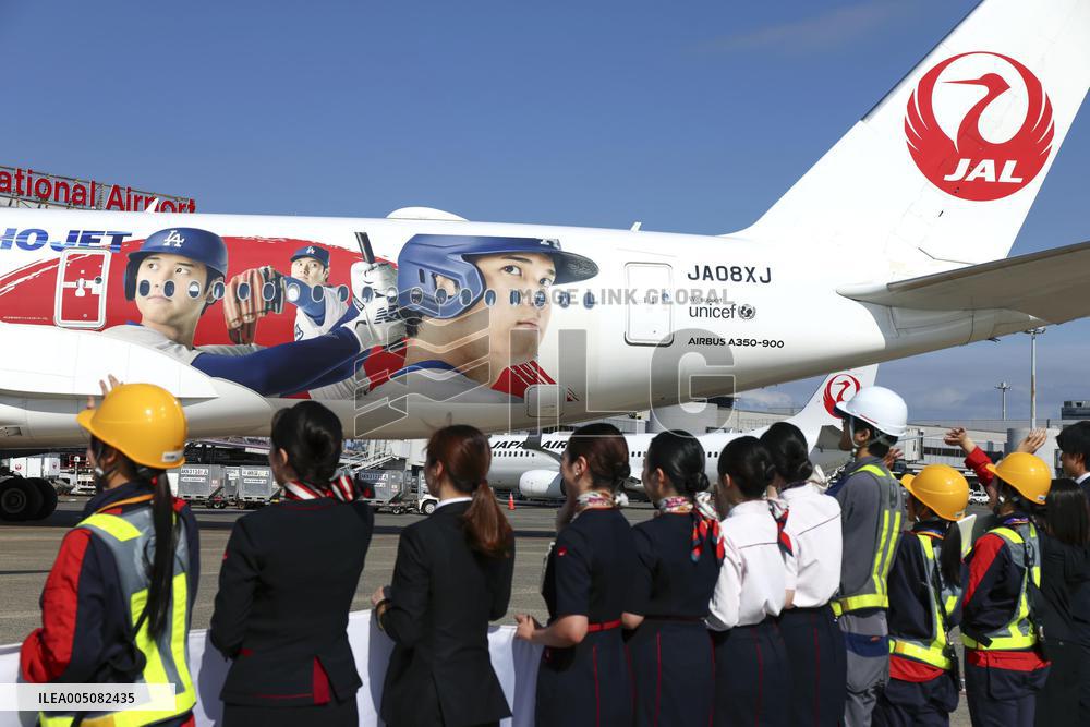 JAL Ohtani jet's final flight