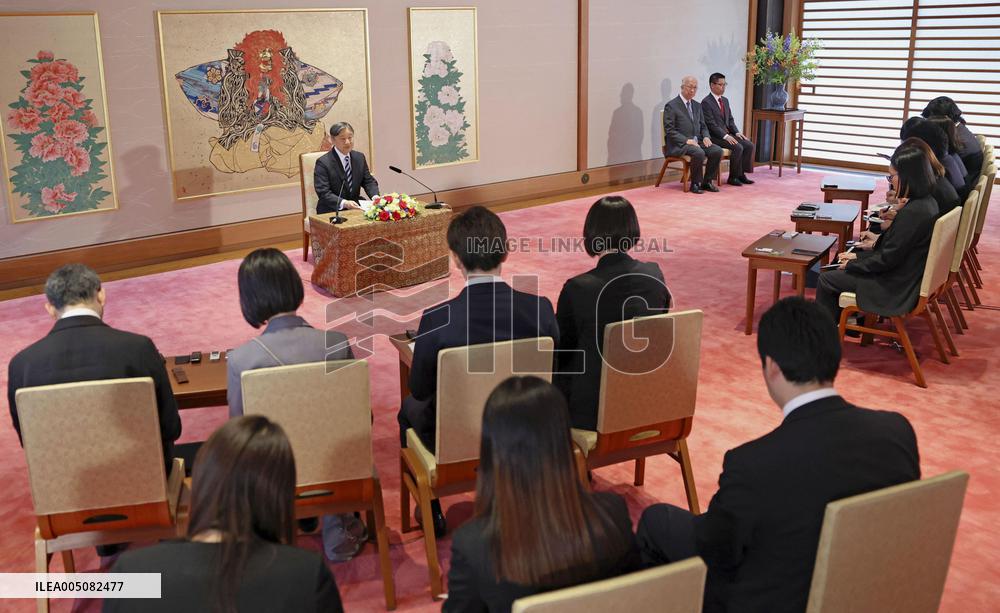 Emperor ahead of trip to Netherlands, Belgium