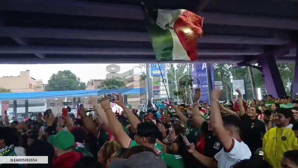 Mexico: Fans Celebrate World Cup Opening Win Over South Africa in Mexico City