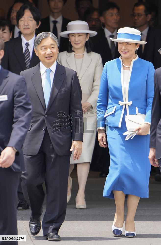 Japan's emperor, empress begin trip to Netherlands, Belgium