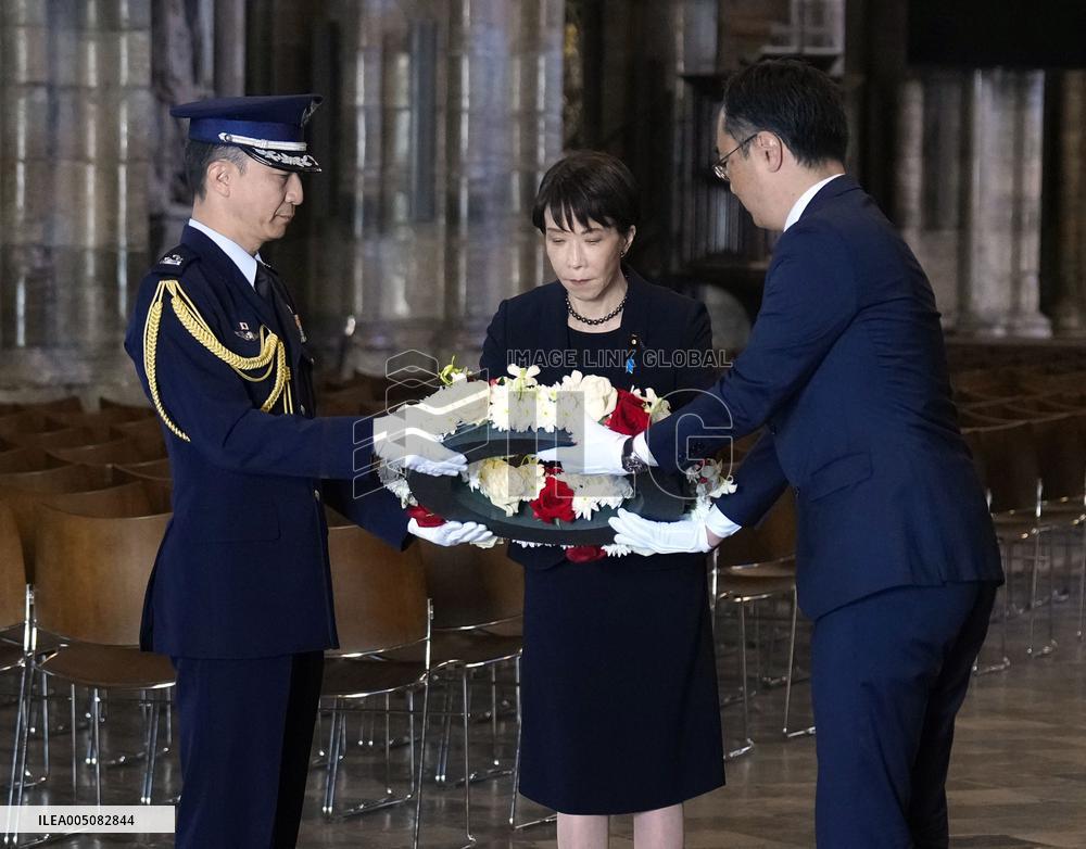 Japan PM Takaichi in London
