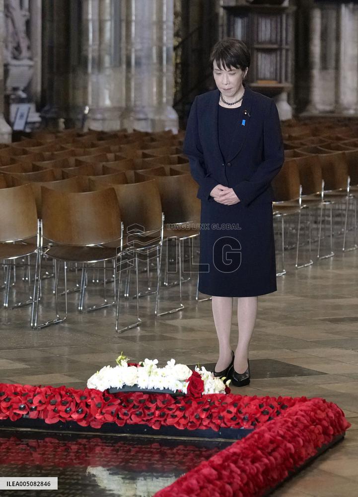 Japan PM Takaichi in London