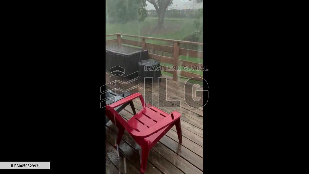 US: Heavy Hail and Fierce Winds Strike Omaha, Nebraska