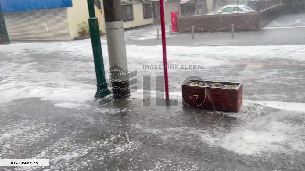 Japan: Localized Storms Bring Heavy Rain and Hail to Greater Tokyo Area 2