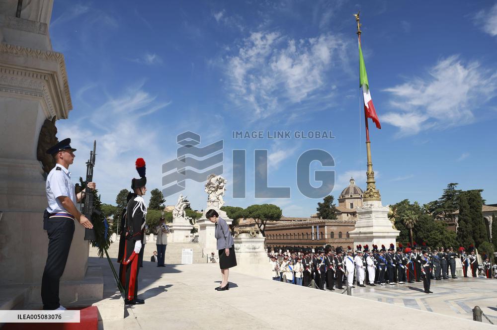 Japan PM Takaichi in Rome