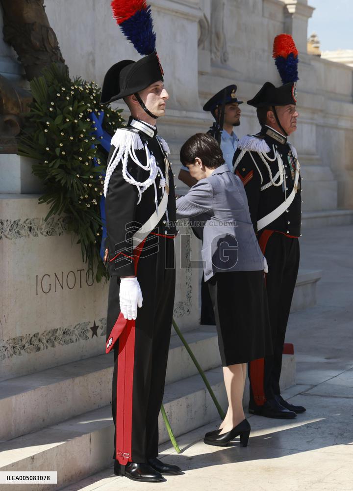 Japan PM Takaichi in Rome