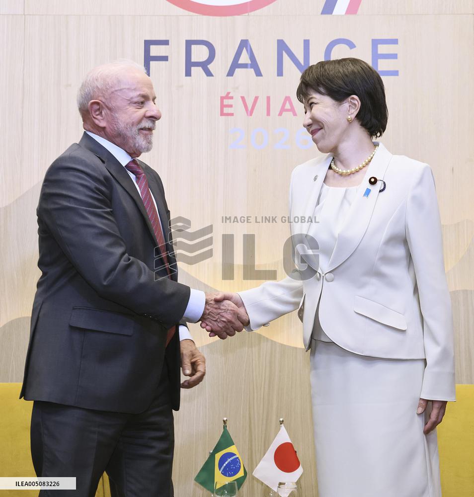 Japan-Brazil summit in France