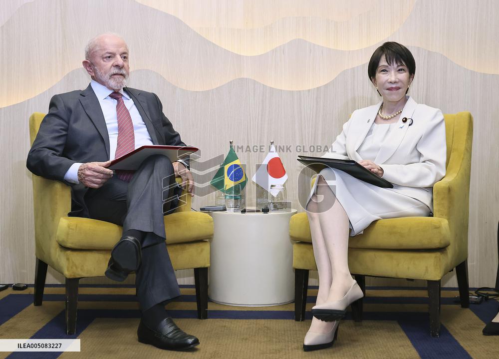 Japan-Brazil summit in France