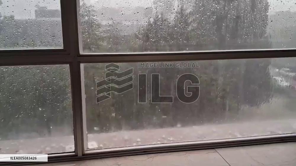 Spain: Torrential Rain and Hailstorm Flood Streets of Jaén 2