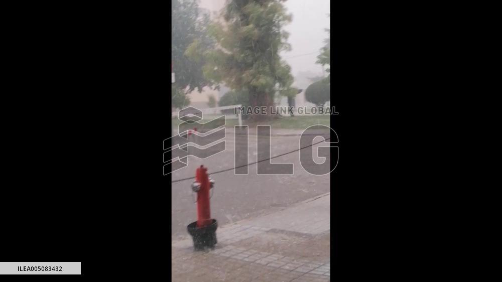 Spain: Torrential Rain and Hailstorm Flood Streets of Jaén 3