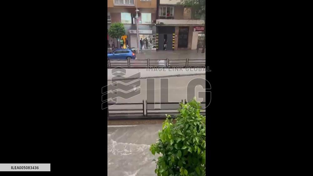 Spain: Torrential Rain and Hailstorm Flood Streets of Jaén 5