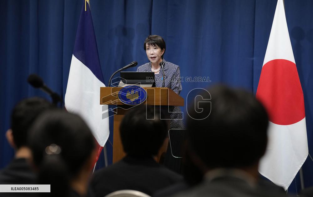 Japan Prime Minister Takaichi after G7 summit