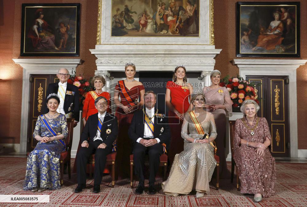 Japan's emperor, empress in Amsterdam