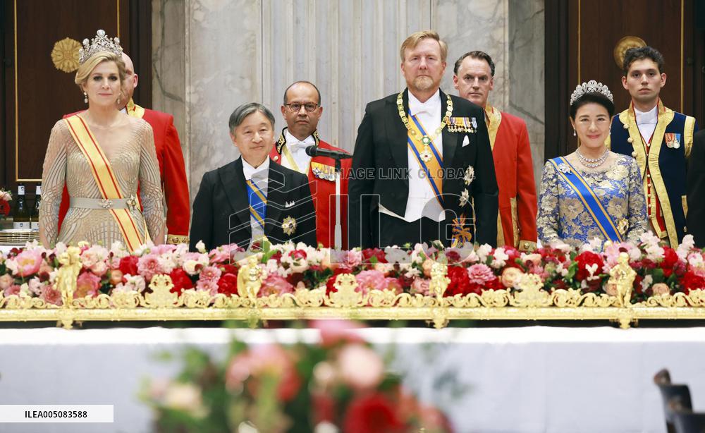 Japan's emperor, empress in Amsterdam