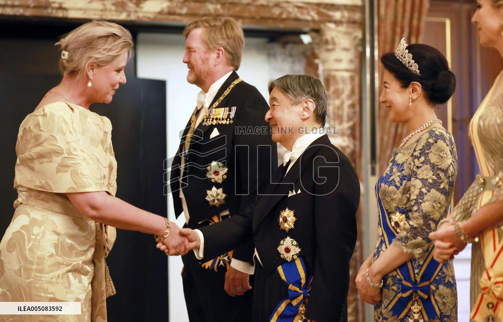 Japan's emperor, empress in Amsterdam