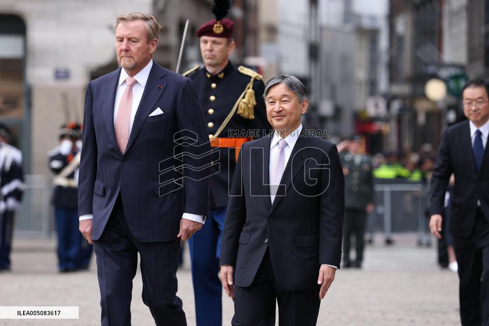 Japan's emperor, empress in Amsterdam