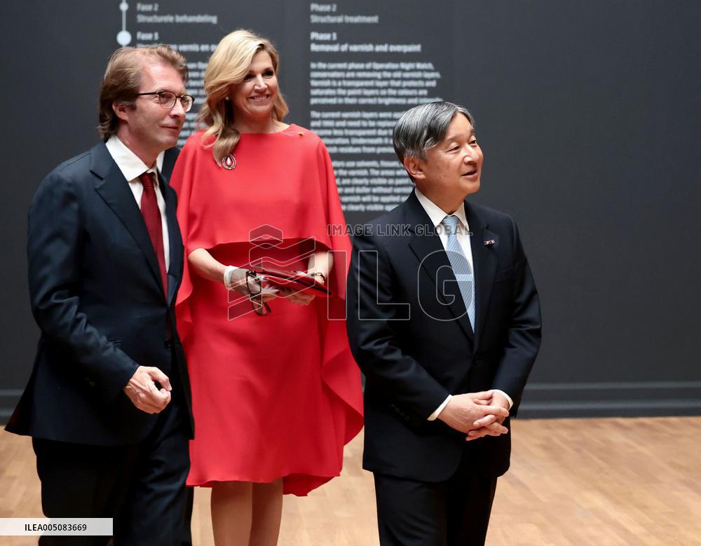 Japan's emperor in Amsterdam