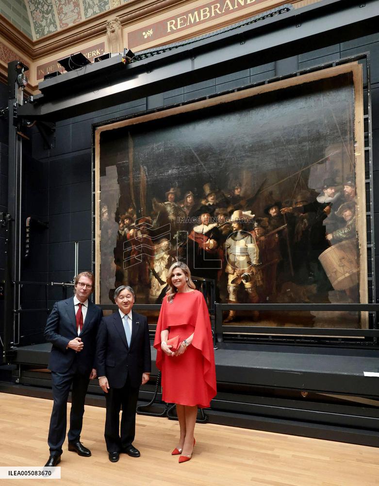 Japan's emperor in Amsterdam