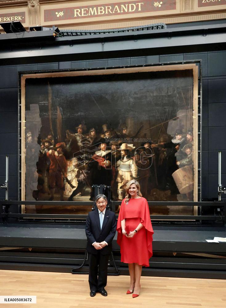 Japan's emperor in Amsterdam