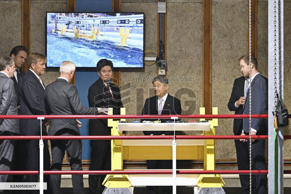 Japan's emperor in Amsterdam